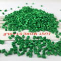 Green  Color masterbatch in plastic for textile industry